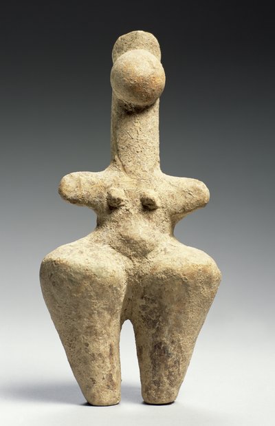 Steatopygos figürü, Amlash, MÖ 2. binyıl sonu-erken 1. binyıl (pişmiş toprak) by Elamite