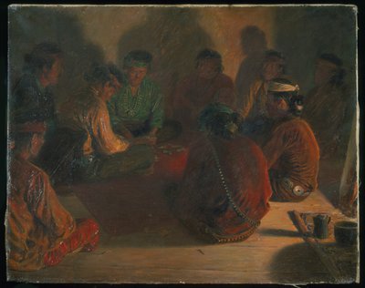 Navajo Kart Oyuncular by Elbridge Ayer Burbank