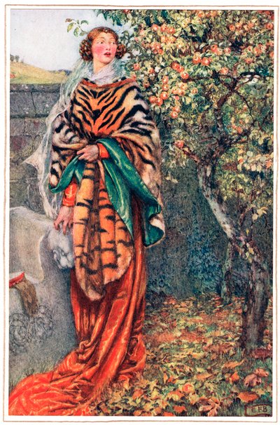 Kralın ona boş gözlerle baktığı ve geçip gittiği, Hodder & Stoughton tarafından yayınlanan Alfred Tennyson