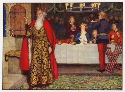 Carols: İyi Kral Wenceslas (renkli taş) by Eleanor Fortescue Brickdale