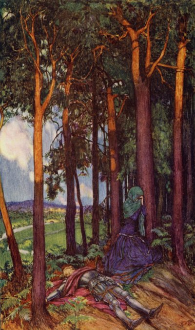 Enid (renkli taş) by Eleanor Fortescue-Brickdale