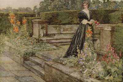 Bahçe Süsleri, Çiçeğin Adı (renkli taş) by Eleanor Fortescue Brickdale