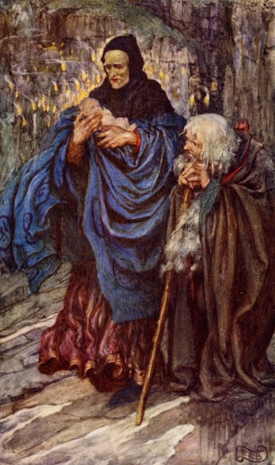 Guinevere (renkli taş) by Eleanor Fortescue-Brickdale