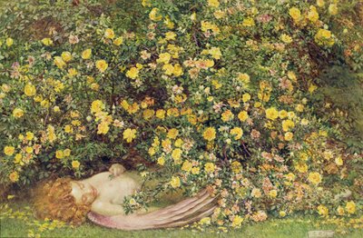 Haziran öldü (kağıt üzerine suluboya) by Eleanor Fortescue Brickdale