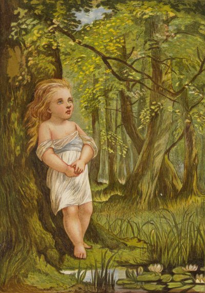Uzun zamandır düşünceleri dalgalandı (renkli taş) by Eleanor Fortescue-Brickdale