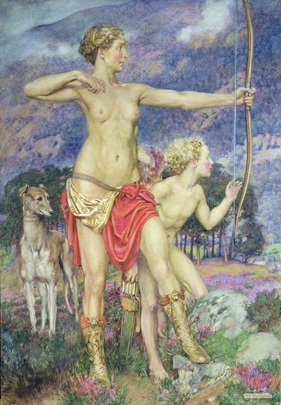 Ok (kağıt üzerine sulu boya) by Eleanor Fortescue Brickdale