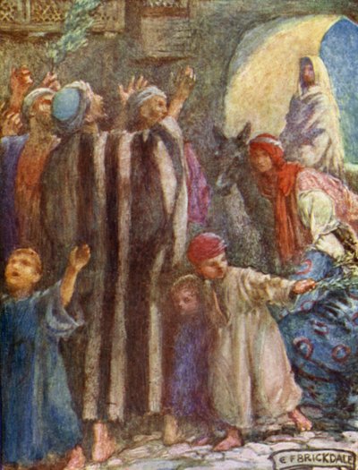 Kralın İlerlemesi (renkli taş) by Eleanor Fortescue-Brickdale