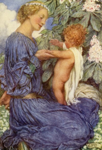 Birlikte Son Yolculuk (renkli taş) by Eleanor Fortescue-Brickdale
