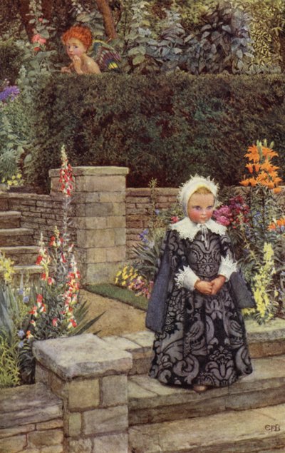 Yine de bu, iffetli yasalarından bir gün korkacak olan ahlaksız aşk, Ve onun emri altında… (renkli taş) by Eleanor Fortescue-Brickdale
