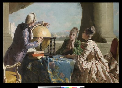 Coğrafya dersi, 1880 by Eleuterio Pagliano