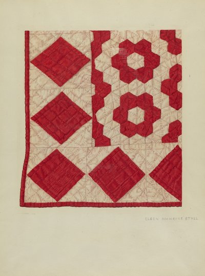 Patchwork Yorgan by Elgin Moncure Styll