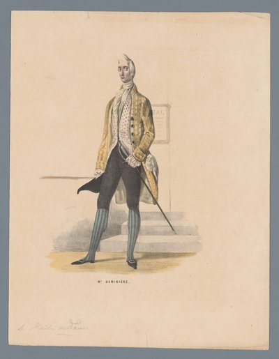 Bay Deminière (nesne üzerindeki başlık) by Elias Spanier (attributed to)
