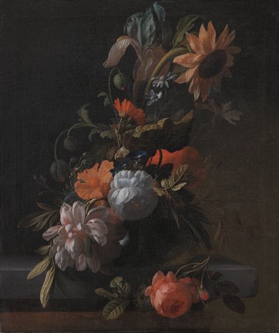 bir kase çiçek by Elias van den Broeck
