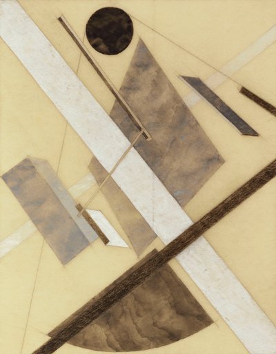Proun: Path of Energy and Dynamic Flows, c.1920 by Eliezer Markowich Lissitzky