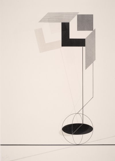 İsimsiz, 1923 by Eliezer Markowich Lissitzky