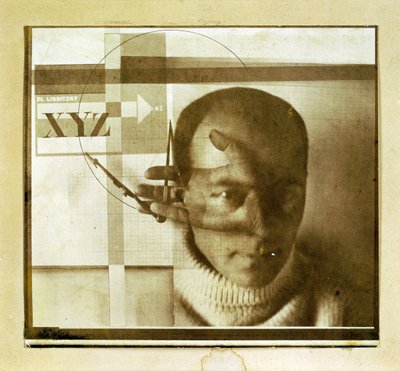 The Constructor (Otoportre) - Lazar Lissitzky dit El Lissitzky (Lissitsky ou Lissitski) (1890-1941) - 1924 - Fotoğraf - Van Abbemuseum, Eindhoven by Eliezer Markowich Lissitzky