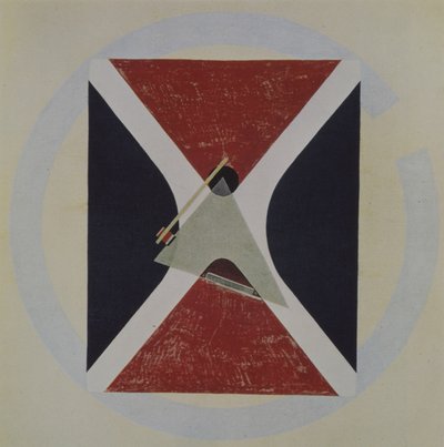 Proun 43, 1924 by Eliezer Markowich Lissitzky