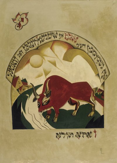Boğa Burcu by Eliezer Markowich Lissitzky