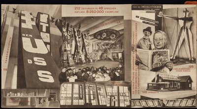 SSCB. Uluslararası Basın Sergisindeki Sovyet pavyonunun kataloğu, Köln, 1928 by Eliezer Markowich Lissitzky