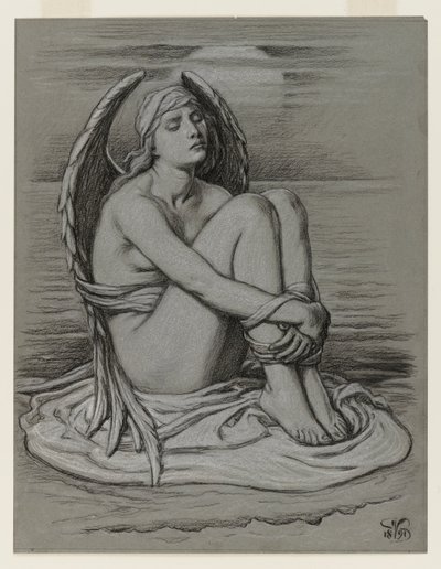 bağlı melek by Elihu Vedder