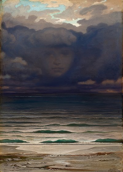 Hafıza. 1870 by Elihu Vedder
