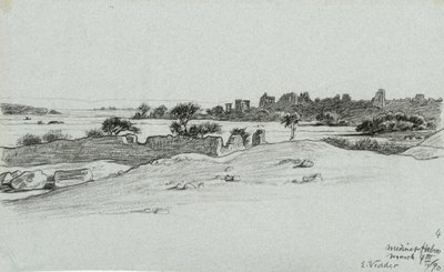 Nil Yolculuğunun 30 Çiziminden: Medine ve Haboo by Elihu Vedder