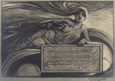 Evrene, 19. yüzyılın sonları ve 20. yüzyılın başlarında. by Elihu Vedder
