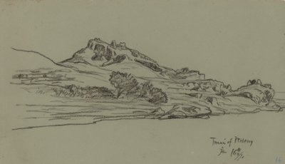 Nil Yolculuğu, Batlamyuslu Tmui, 1890. by Elihu Vedder