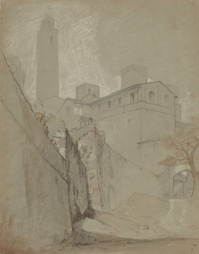 Orvieto, c. 1890. by Elihu Vedder