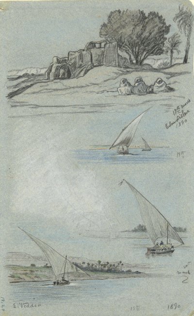Çalışma Sayfası by Elihu Vedder