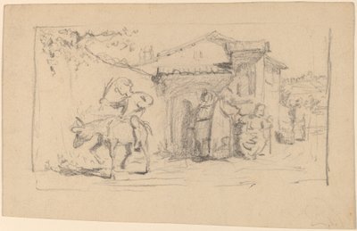 oğlu ve eşek by Elihu Vedder
