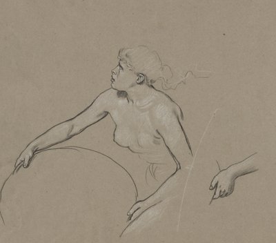 Bahar Figürü Çalışmaları by Elihu Vedder