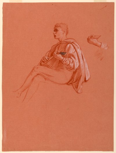 "Bir Floransalı Pikniği" Çalışması by Elihu Vedder