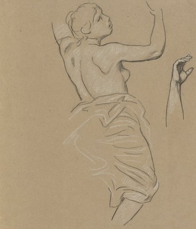 Sonbahar Figürü Çalışması by Elihu Vedder
