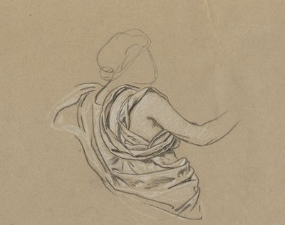 Sonbahar Figürü Çalışması by Elihu Vedder