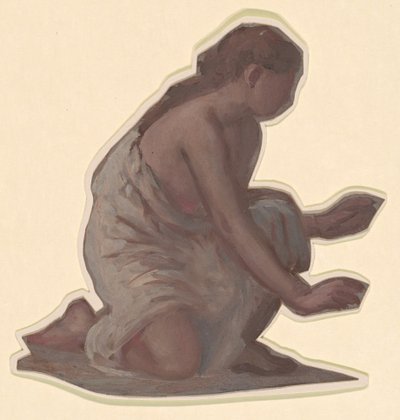 "Yunan Kızları Yıkanıyor" Çalışması by Elihu Vedder