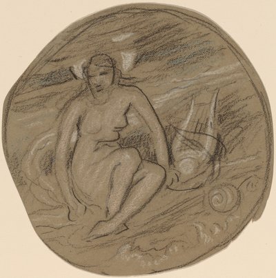 "Müzik" Çalışması by Elihu Vedder