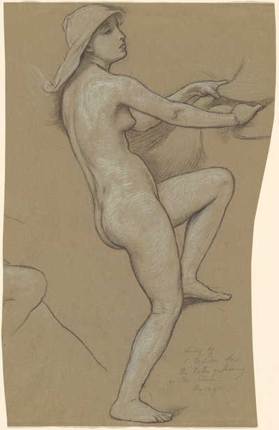 Yıldızlarda Toplanan Kader Çalışması, c. 1884-1887. by Elihu Vedder