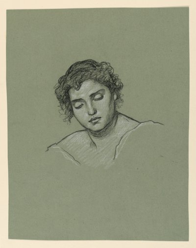 kadın için çalışma by Elihu Vedder