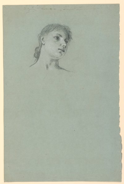 Bir Kızın Çalışması by Elihu Vedder