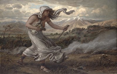 Cumali Sibyl, 1876 by Elihu Vedder
