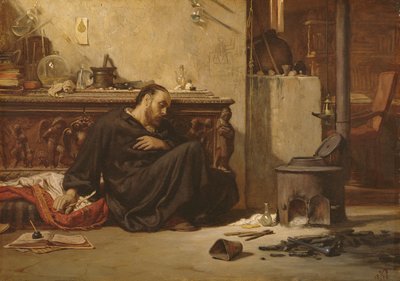 Ölü Simyacı, 1868 dolayları by Elihu Vedder