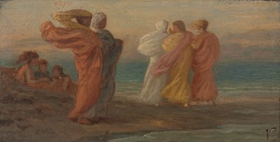 Müzik Partisi, c. 1875. by Elihu Vedder