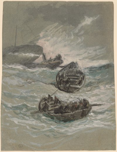 gemi enkazı by Elihu Vedder