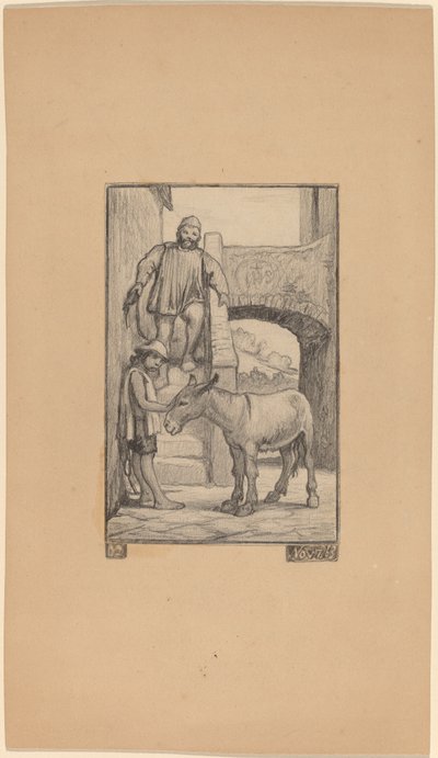 Oğul ve Eşek by Elihu Vedder