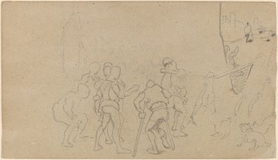Köy Manzarası, c. 1859. by Elihu Vedder