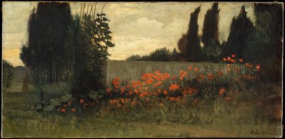 Selvi ve haşhaş by Elihu Vedder