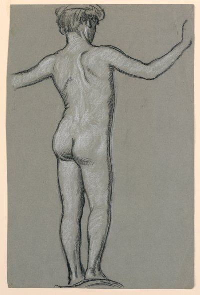 bir çeşme tasarımı için şekil çalışması by Elihu Vedder
