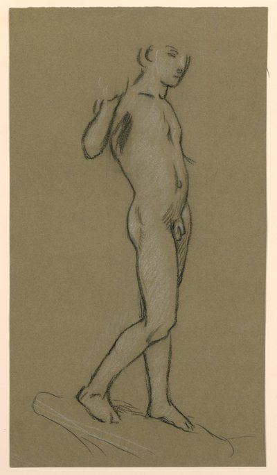bir çeşme tasarımı için şekil çalışması by Elihu Vedder