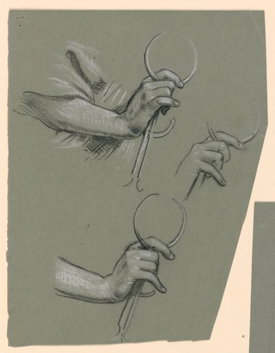 kumpas tutan eller çalışmaları by Elihu Vedder